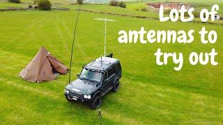 Trying out new portable ham radio antennas - lessons learned | Camping | Cooking