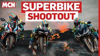 2022 Superbike Shootout | BMW M1000RR vs Ducati Panigale V4 SP2 vs Aprilia RSV4 1100 Factory (4K)