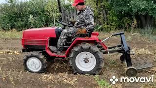 Вибролапа ,испытание самодельной  картофелекопалки 2021 год 11 сентября.homemade potato digger test