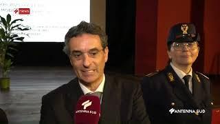 12 MARZO 2025   IN DIRETTA NEL TG DI ANTENNA SUD IL QUESTORE DI LECCE MASSIMO MODEO