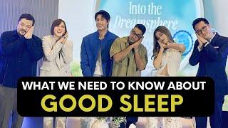DONNY PANGILINAN and celebs listen to SLEEP DOCTOR Jimmy Chang share TIPS for GOOD SLEEP