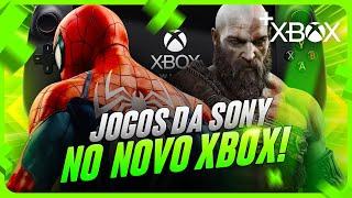 XBOX sua DANADINHA! JOGOS da SONY irão RODAR no NOVO XBOX!