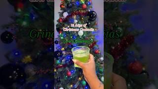 Hey welcome back to 12 Days of Christmas Cocktails! Day 1 Grinch Margarita #cocktailoftheweek