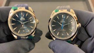 Omega Aqua Terra - Blue Dial 38mm vs 41mm