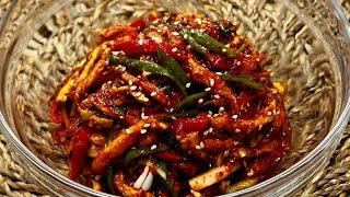무말랭이 무침 이렇게 드셔보세요 무말랭이 무침 맛있게 버무리는방법 무침요리 무말랭이무침요리 밑반찬요리 무말랭이요리 무말랭이 무침 만드는법 무말랭이 무침 만드는방법 황금레시피 레시피