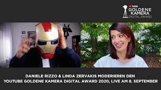 Safety first beim YouTube GOLDENE KAMERA Digital Award