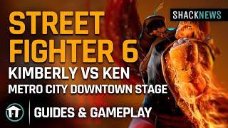 Street Fighter 6 - Kimberly vs Ken - Metro City Downtown Stage