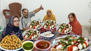 Village Evening Routine with Ramzan Special Dahi Phulki Recipe | Streets Food | Irma's family vlog