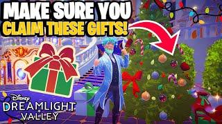 [FREE GIFTS] Dream Castle Christmas Gifts 2024 [Claim On Dec 25th] | Dreamlight Valley