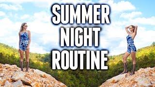 Summer Night Routine 2015 | Laura Reid