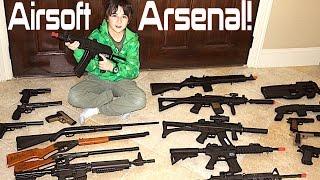 Airsoft Gun Collection with Robert-Andre!