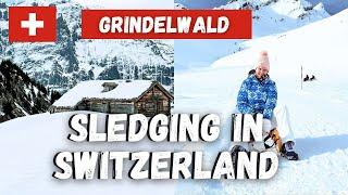 Sledging in Switzerland| Our experience at the world's longest sledge run in Grindelwald