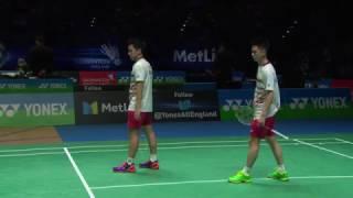 Yonex All England Open 2017 | Badminton SF M5-MD | Gid/Suk vs Con/Kol