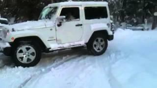 Heidi's jeep in muskoka