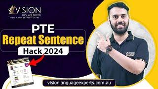 PTE Repeat Sentence New Strategy 2024 | How to get 90/90 in PTE Speaking - Vision Language Experts