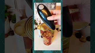 Touch button electric tin opener/sweet pickled pepper tasty hummus recipe #kitchengadgets