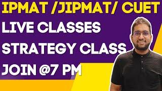 Big News - IPMAT Indore/Rohtak, JIPMAT, CUET Live Classes Starting From Today On YouTube