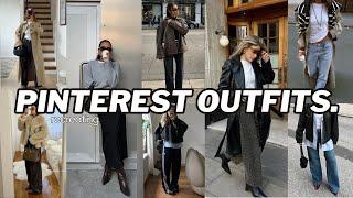 Recreating Pinterest Outfits ️️ 🪵 Pinterest outfit ideas that will DOMINATE Fall/Winter 2024