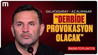 Okan Buruk Basın Toplantısı | Galatasaray 2-2 AZ Alkmaar Maç Sonu