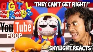 THE GOOFY AH MEME CIRCUS - The Amazing Digital Circus YTP | (Skylight Reacts)