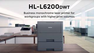 Monochrome Laser Printer for Workgroups with Higher Print Volumes | Brother HL-L6200DWT