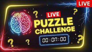 Live Math Puzzle Challenge  | Can You Solve It?  | Brain Test Quiz Live