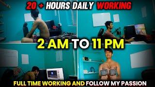 I woke up at 2 am for follow my PASSION | a day life of a middle class boy | Full time working