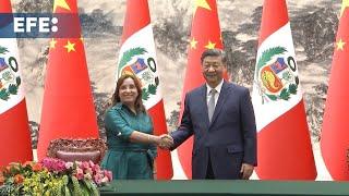 Xi y Boluarte destacan la importancia de China para el desarrollo del Perú