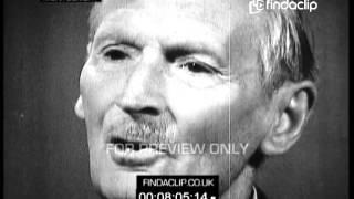 Bernard Levin Interviews Field Marshal Lord Bernard Law Montgomery aka "Monty" TX 24/01/1966