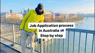 Job application in #Australia step by step