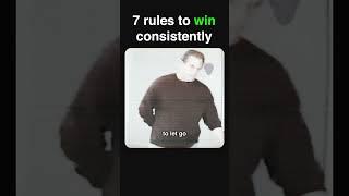 Win consistently with these 7 rules... #motivation #inspiration #mindset #discipline #trading