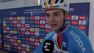 Pavel Bittner - Interview at the start - UEC Championships (Limbourg-Flanders) 2024