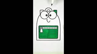 pauls pencil case   #asmr #summer #satisfyingcoloring #relaxingvideos #asmrsounds #colourwithme #col