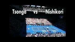 Tsonga vs Nishikori | Australian Open 2012 Hisense Arena | Round Four