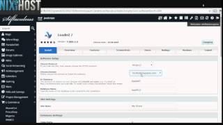 Installing Loaded 7 with Softaculous in cPanel