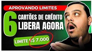 APROVAÇÃO IMEDIATA! 6 Cartões de crédito FÁCIL APROVAÇÃO para SCORE BAIXO e até negativados.