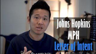 My MPH Letter of Intent | Johns Hopkins Bloomberg School of Public Health