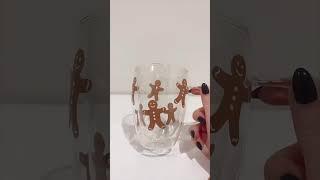 Gingerbread Coffee Cups with Cricut Maker & Oracal 651 Vinyl ️