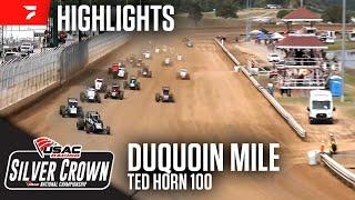 Ted Horn 100 | USAC Silver Crown at DuQuoin State Fairgrounds 8/31/24 | Highlights