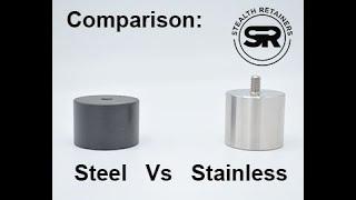 Stealth Retainers Stainless vs Steel Weight Comparison - Restore Your Foreskin