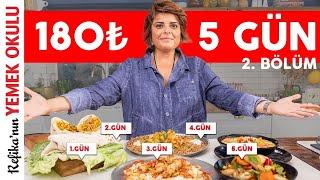 180₺ ile 5 GÜNLÜK YEMEK! #2 | Öğrencilere ve Çalışanlara Hayat Kurtaran Ekonomik Tarifler