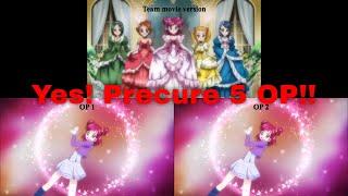 Yes! 光之美少女5 OP的所有版本 All version of Yes! Precure 5 OP