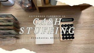 Cash Envelope Stuffing | $1,007  | September Paycheck #2 | #cashenvelopestuffing #daveramsey