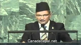 Nepali Prime Minister Dr.Baburam Bhattarai speech at 66th general assembly (UN) « CanadaNepal.net