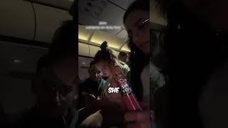 Champagne Chaos on Plane! (@loidaplj on TikTok)️ #shorts