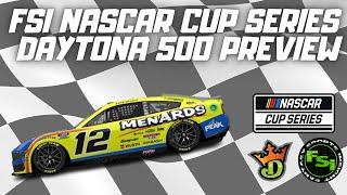 FSi NASCAR DFS Picks Show -NASCAR CUP SERIES DAYTONA 500 - DraftKings Picks