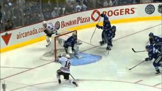 Sharp's Near Make On Luongo in Game 7 2011 Playoff