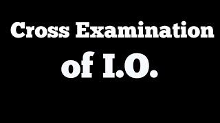 How to Cross Examination of Investigation officer in Criminal Case | Cross of IO In Criminal Case