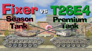 WOT Blitz Face Off || Fixer vs T26E4 Super Pershing