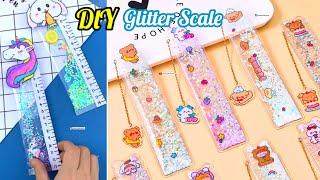 DIY Glitter scale /DIY paper Scale - How to make glitter ruler/How to make Glitter scale/paper craft